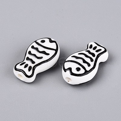 Handmade Porcelain Ceramic Beads PORC-Q005-05-1