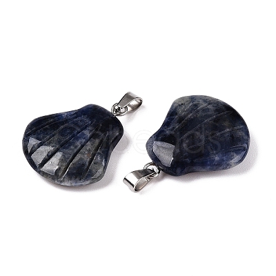 Natural Sodalite Pendants G-T138-208J-1
