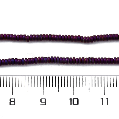 Electroplated Non-magnetic Hematite Beads Strands G-P571-A01-01G-1