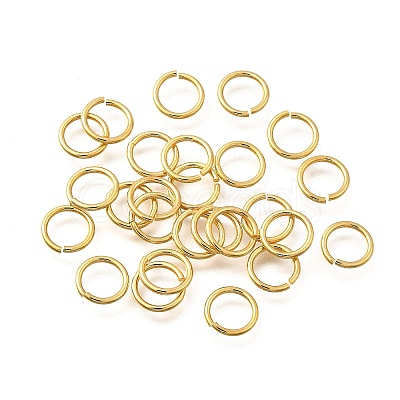 Brass Open Jump Rings KK-B147-03H-G-1