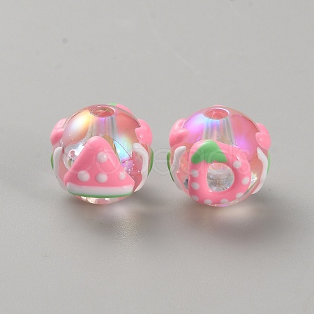 DIY Handmade Transparent Acrylic Beads MACR-CJC0006-14H-1