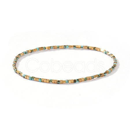 Bohemian Glass Seed Bead Stretch Bracelets for Women VC8065-3-1