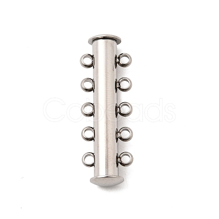 304 Stainless Steel Slide Lock Clasps STAS-F350-05D-P-1