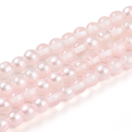 Baking Paint Transparent Glass Beads X1-DGLA-N011-4mm-03-1