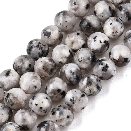 Dyed Natural White Jade Beads Strands G-T140-4mm-B02-1