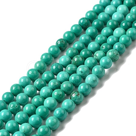 Dyed & Heated Natural Magnesite Beads Strands G-G924-01A-02-1