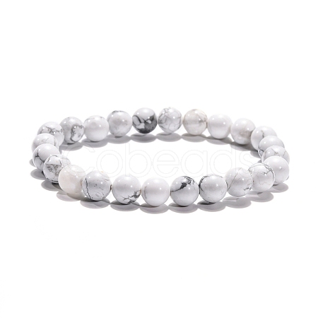 Natural Gemstone Stretchy Bracelets X-BJEW-G073-12-1
