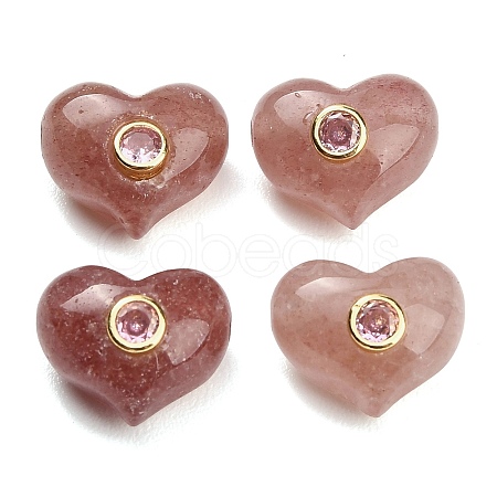 Natural Strawberry Quartz Beads GG-CBACC2B-03F-1