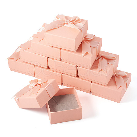 Square Paper Jewelry Set Gift Box CON-TAC0013-03A-1