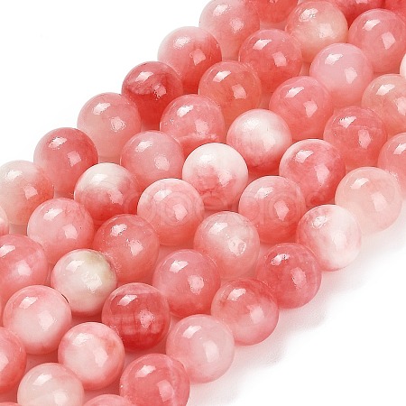 Natural Yellow Jade Beads Strands G-B128-A01-03-1