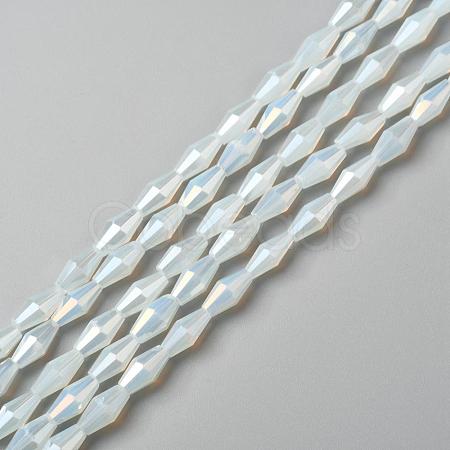 Imitation Opalite Glass Beads GLAA-P001-06A-01-1