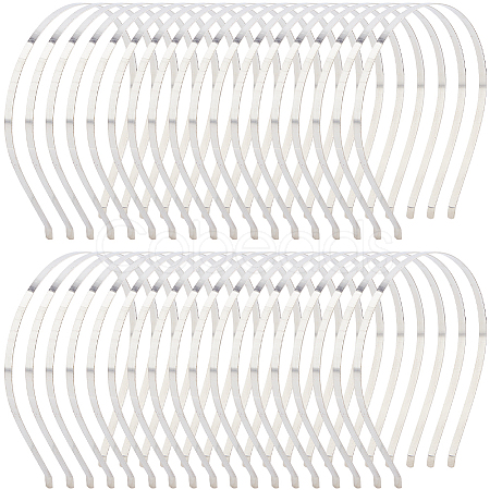 Iron Hair Band Findings OHAR-WH0011-78B-1
