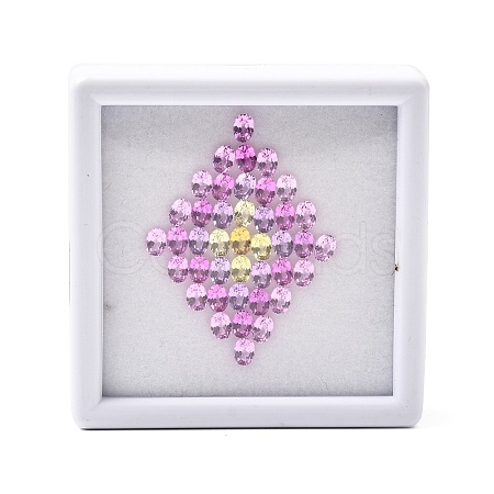 41Pcs Cubic Zirconia Cabochons CU-F002-05E-1