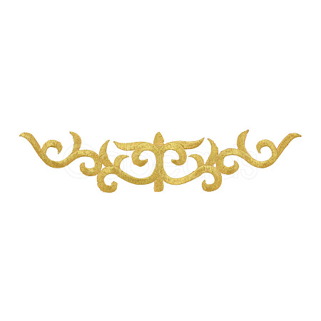 Polyester Computerized Embroidery Cloth Iron on/Sew on Patches PATC-WH0007-50-14A-1
