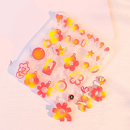 Pendant Silicone Molds AJEW-S041-04C-1