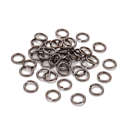 Brass Jump Rings KK-M165-7mm-01B-RS-1