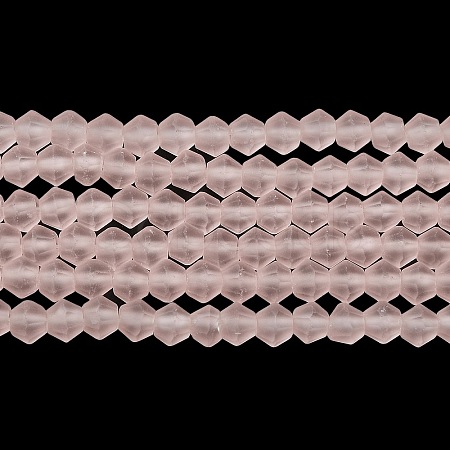 Imitate Austrian Crystal Frosted Glass Beads Strands LS-EGLA-A039-T4mm-MD26-1
