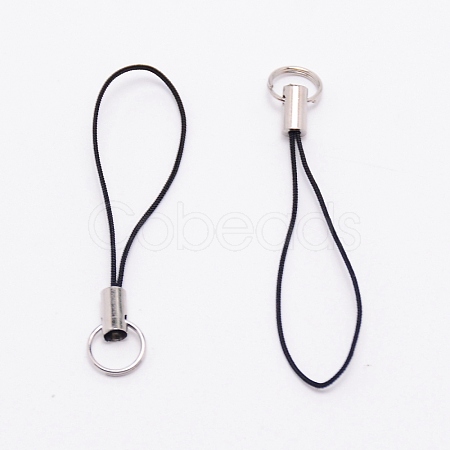 Polyester Cord Mobile Straps MOBA-WH0006-06-1