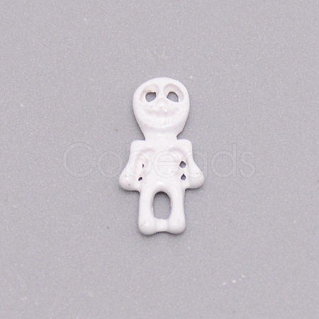 Alloy Skeleton Cabochons MRMJ-WH0078-07A-1