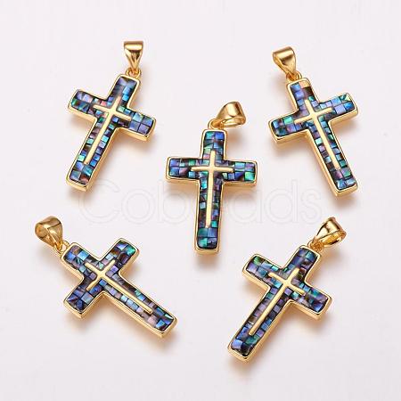 Freshwater Shell Pendants ZIRC-F057-05B-1