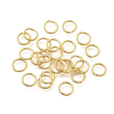 Brass Open Jump Rings KK-B147-03H-G-1