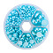 1Box ABS Plastic Imitation Pearl Dome Cabochons, Half Round, Pale Turquoise, 4~12x2~6mm, about 660pcs/box