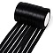 Single Face Satin Ribbon, Polyester Ribbon, Black, Size: about 5/8 inch(16mm) wide, 25yards/roll(22.86m/roll), 250yards/group(228.6m/group), 10rolls/group