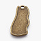 Tibetan Style Alloy Kitten Pendant Enamel Settings, Cat Silhouette Shape, Antique Bronze, 26x16x1.5mm, Hole: 1.5x2mm