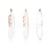 Electroplate Freshwater Shell Big Pendants SHEL-T012-01-1