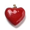 Brass Enamel Pendants KK-U060-26G-1