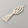 Cotton Macrame Plant Hangers AJEW-WH0314-61-2