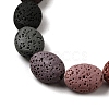 Dyed Natural Lava Rock Beads Strands G-A264-A02-01A-3