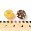Opaque Acrylic European Beads OACR-D309-06-3