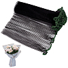 Polyester Pleated Wave Yarn Floral Bouquet Packaging DIY-WH0037-43D-1