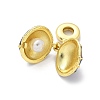 Brass European Beads KK-S511-15G-2