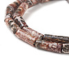 Natural Leopard Skin Jasper Beads Strands X-G-F247-27-3