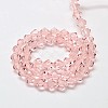 Imitate Austrian Crystal Bicone Glass Beads Strands GLAA-F029-4x4mm-15-2