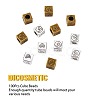 DICOSMETIC 100Pcs 2 Colors Tibetan Style Alloy European Beads FIND-DC0002-53-3