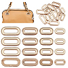 16Pcs 4 Style Zinc Alloy Screw-in Grommet Eyelet Findings FIND-WR0008-55-1