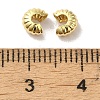 Brass Crimp Beads Covers FIND-Z039-13B-G-3
