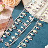 1 Yard Iron Rhinestone Strass Chains FIND-PJ0001-44B-5