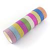 Glitter Powder DIY Scrapbook Decorative Paper Tapes DIY-S028-03-3