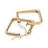 201 Stainless Steel Angular Hoop Earrings EJEW-I245-33E-2