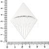 304 Stainless Steel Big Pendants STAS-G396-18P-3