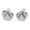 304 Stainless Steel Stud Earrings for Women EJEW-B109-04A-P-1
