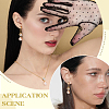 2Pcs 925 Sterling Silver Micro Pave Cubic Zirconia Pendants Bails STER-BC0003-60G-5