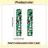 4 Pairs 4 Colors Alloy Rhinestone Stud Earrings for Women EJEW-AN0004-35-2