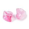Transparent Spray Paint Glass Beads GLAA-H035-03E-2