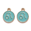 Alloy Enamel Pendants ENAM-S124-01B-13G-1