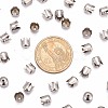 Platinum Iron Flower Bead Caps X-IFIN-015Y-N-4